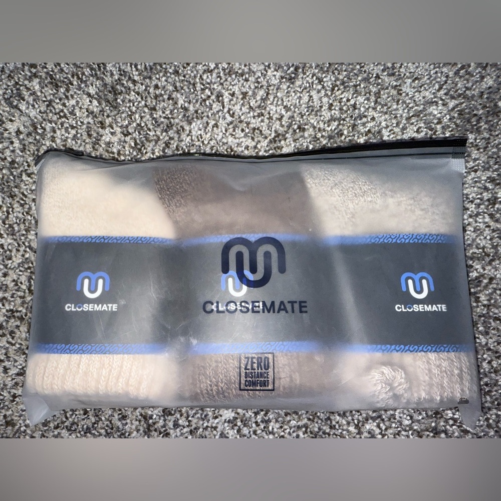 Closemate boot socks - coffee color edition NWT